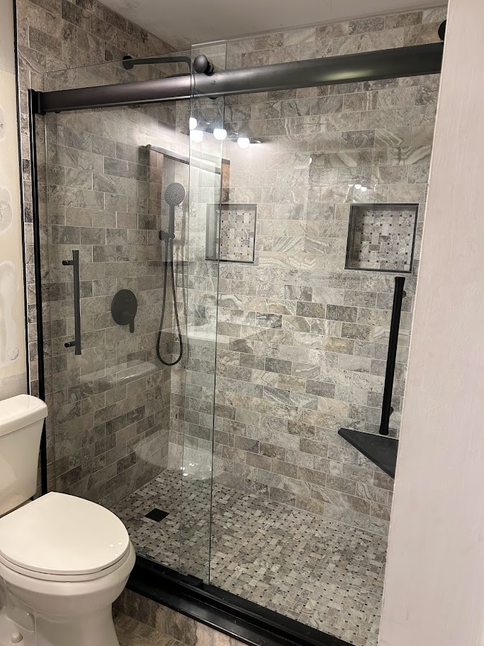 Kitchen and bath remodeling project by JD Tile Kitchen & Bath Co.
