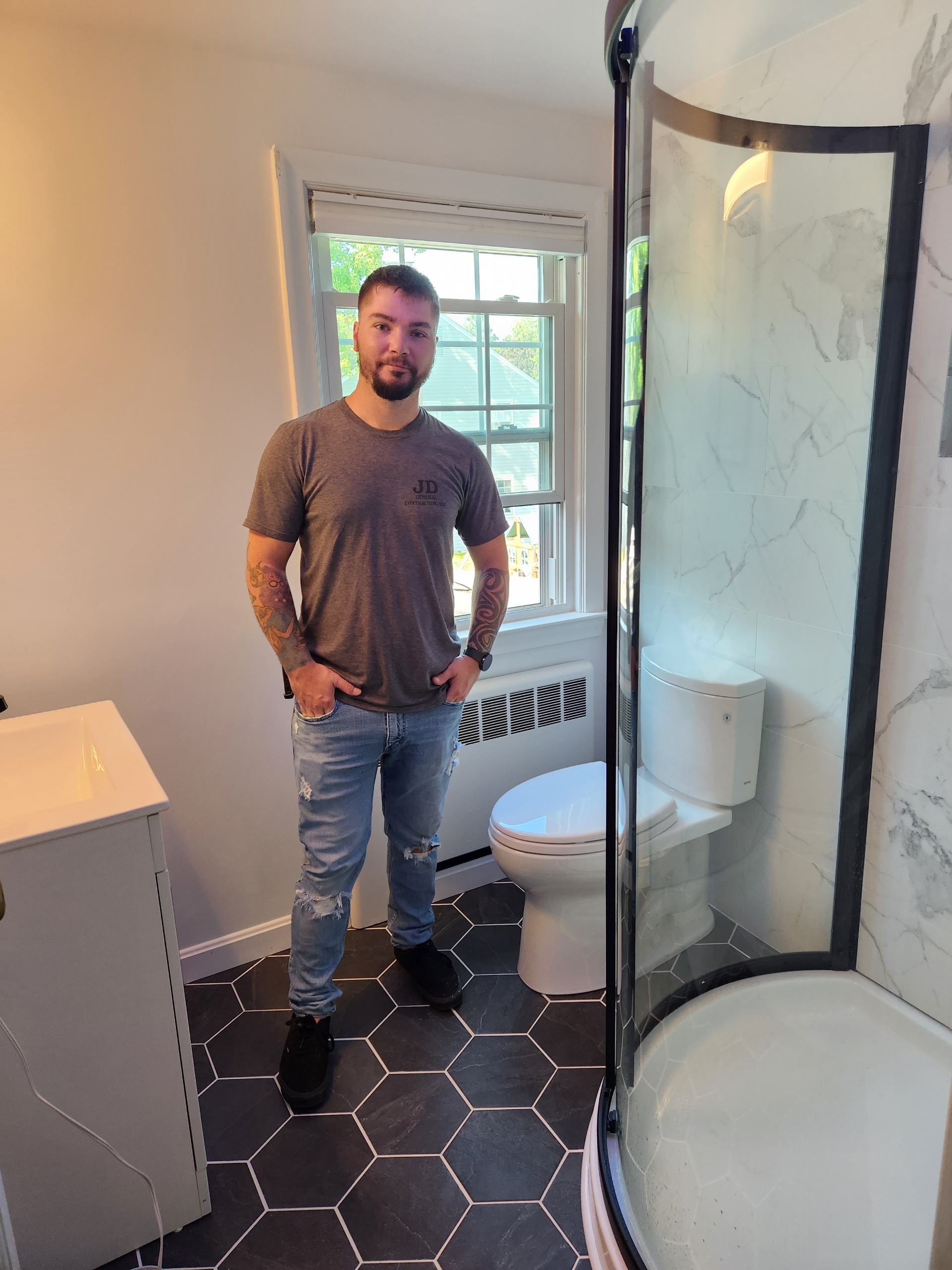 JD Tile kitchen and bath remodeling project