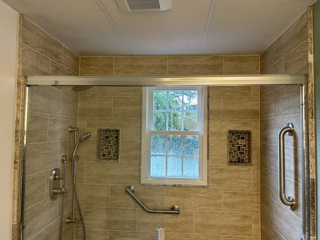 Residential tile installation by JD Tile Kitchen & Bath Co.