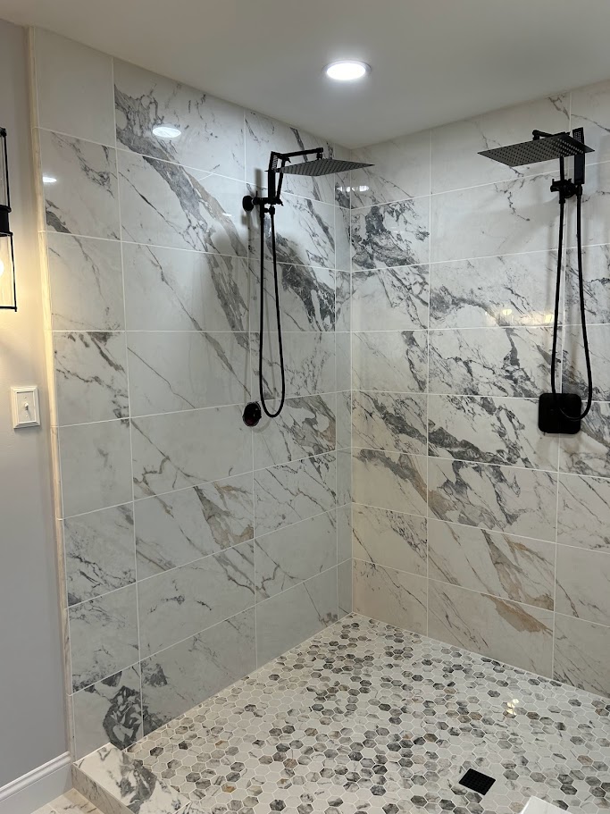 Residential kitchen remodeling project by JD Tile Kitchen & Bath Co.