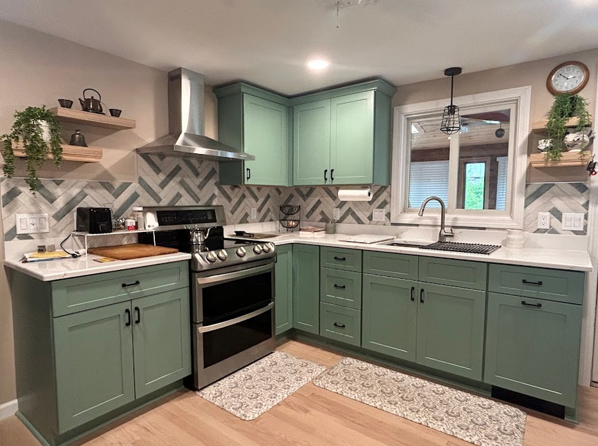Sandra kitchen tile installation project